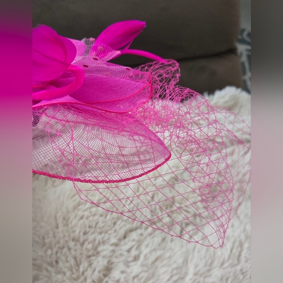 SOLD SAFERIN Women's Fascinators Feathers Tea Party Hat #843 - Picture 9 of 11